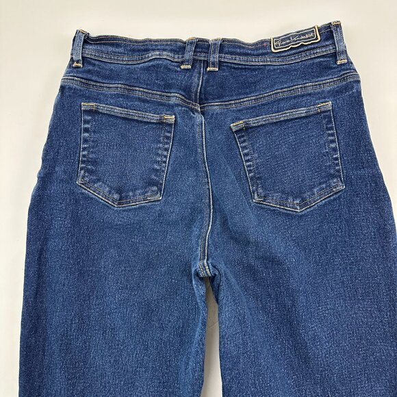 Gloria Vanderbilt Straight Leg Women's size 14 Dark Wash Blue Denim jeans - Picture 4 of 4